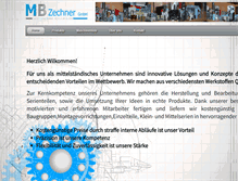 Tablet Screenshot of mbzechner.com